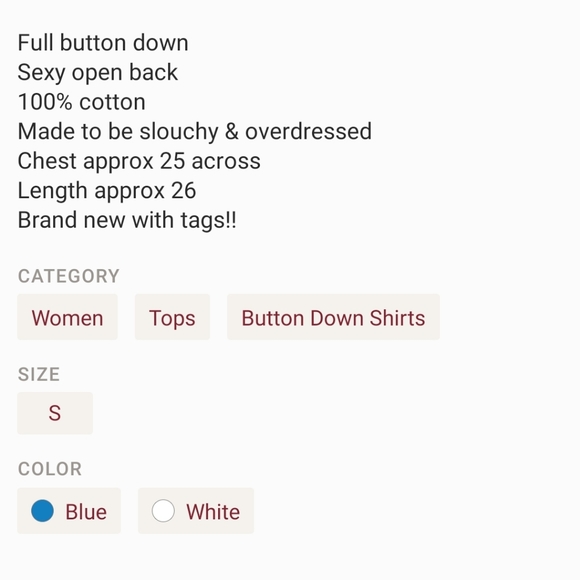 Madewell central button down shirt - Picture 7 of 7